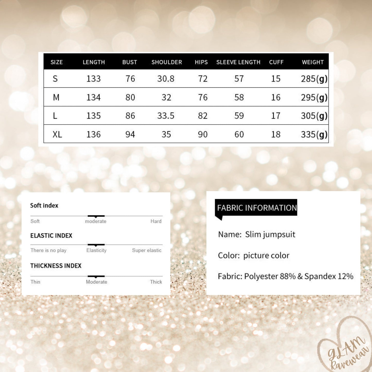 Champagne Shimmer Long Sleeve Sheer Rhinestone Bodysuit Luxury Ravewear by GLAM Ravewear