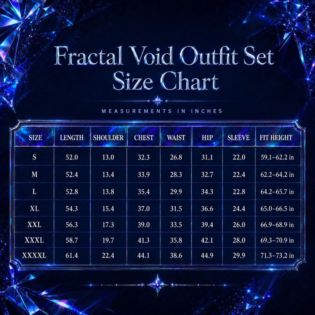 Fractal Void – Hooded Rave Set