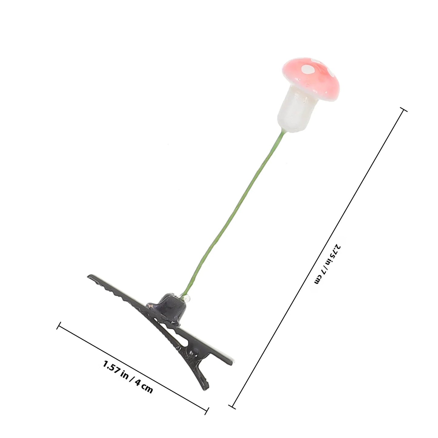 Mushroom sprout hair clip set – 30pcs mini mushroom barrettes Luxury Ravewear by GLAM Ravewear