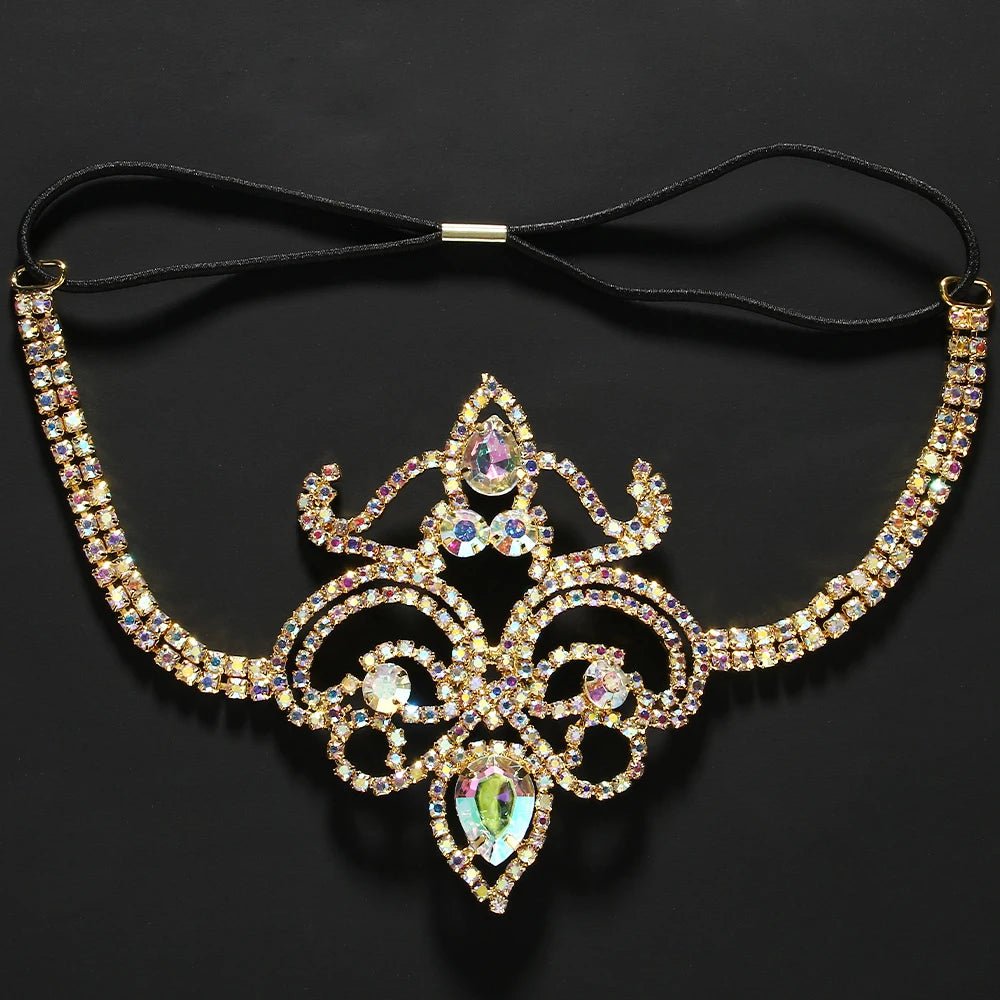 Sexy Crystal Leg Jewelry Accessory Luxury Ravewear by GLAM Ravewear