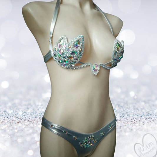 Diamond Dreams Rhinestone Bikini Set