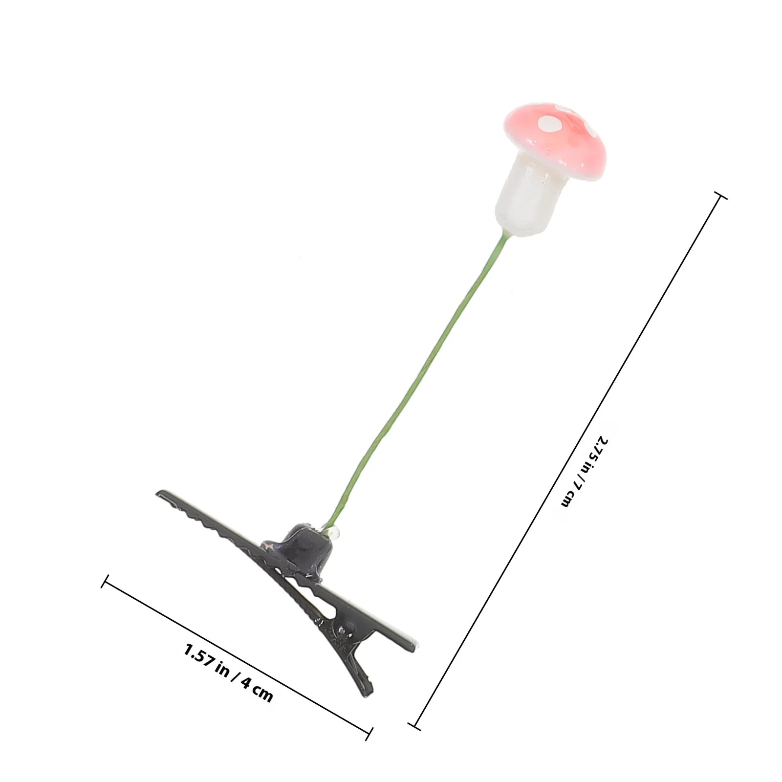 Mushroom sprout hair clip set – 30pcs mini mushroom barrettes Luxury Ravewear by GLAM Ravewear