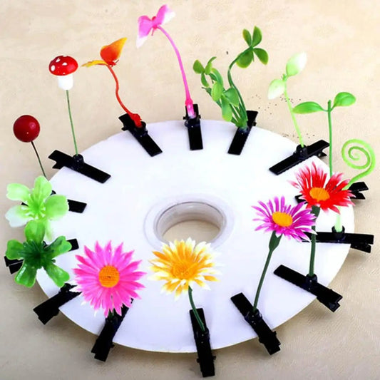 Ppring flower sprout hair clip set – 10pcs rave hair clips Luxury Ravewear by GLAM Ravewear