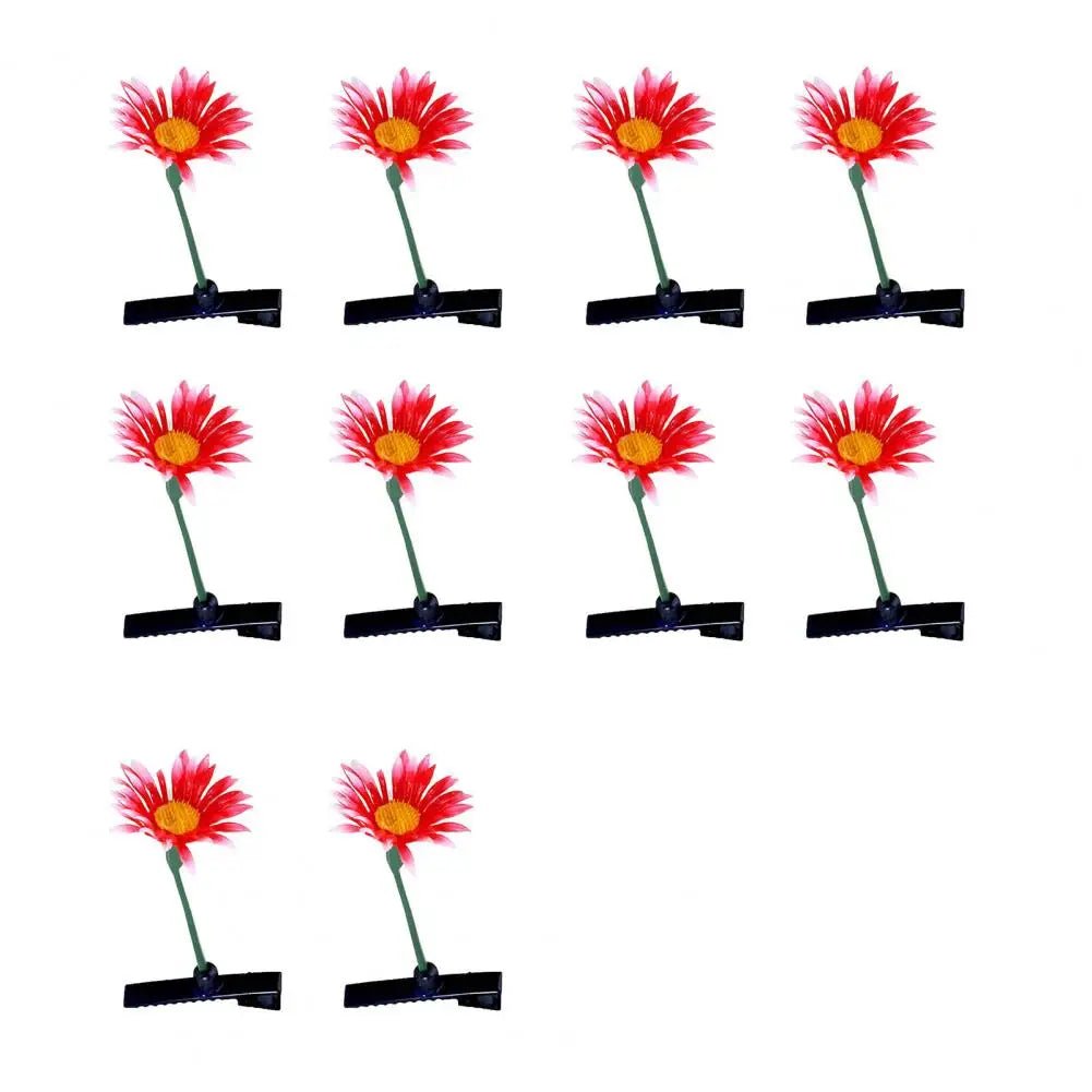 Ppring flower sprout hair clip set – 10pcs rave hair clips Luxury Ravewear by GLAM Ravewear