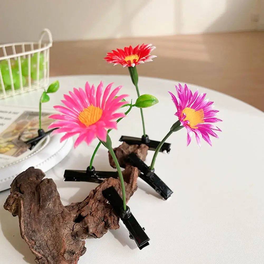 Ppring flower sprout hair clip set – 10pcs rave hair clips Luxury Ravewear by GLAM Ravewear